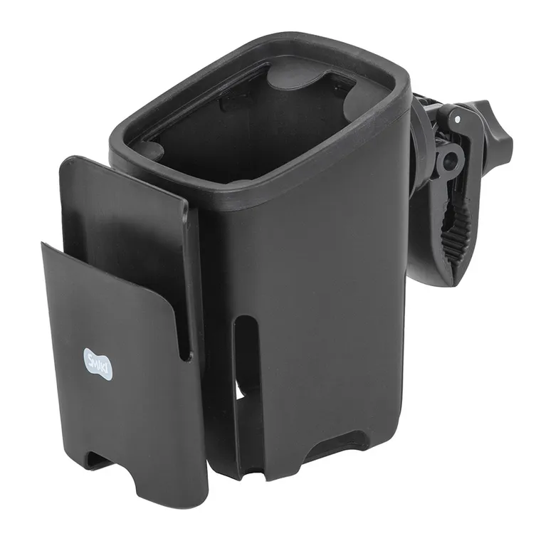 Smiki, Little Adventurer, uchwyt na kubek i telefon, czarny