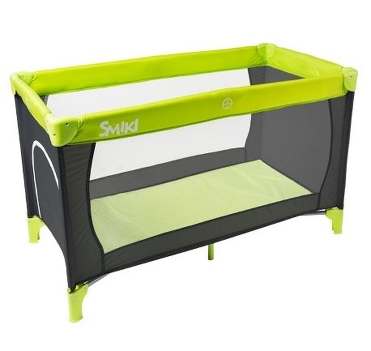 Smiki, łożeczko turystyczne, zielone