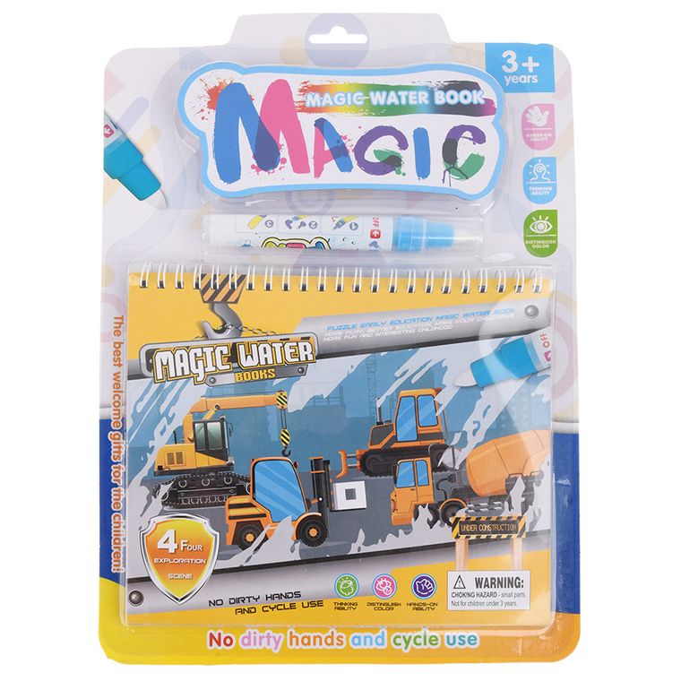 Smiki, magiczna kolorowanka wodna, budowa