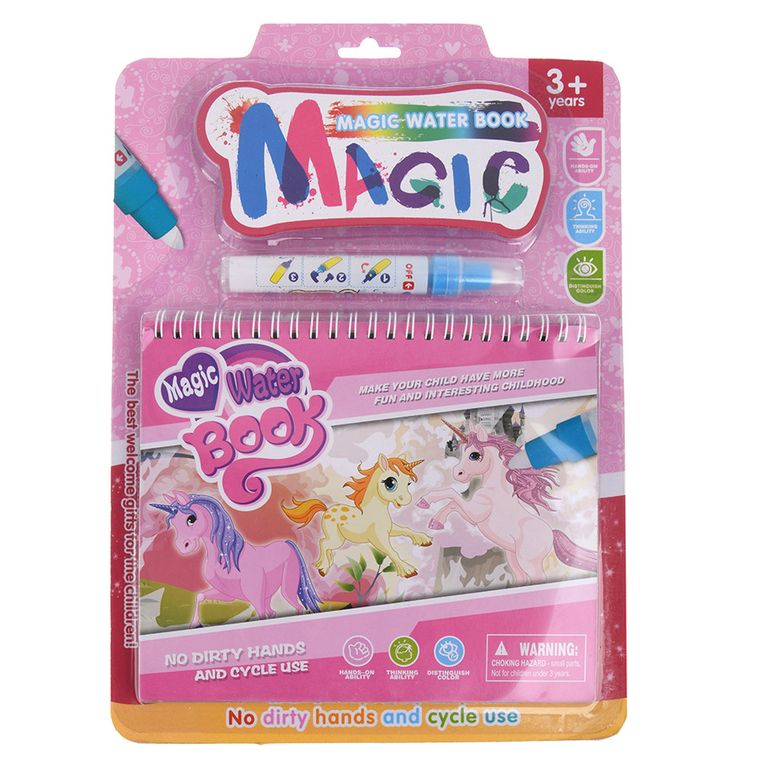 Smiki, magiczna kolorowanka wodna, kucyki