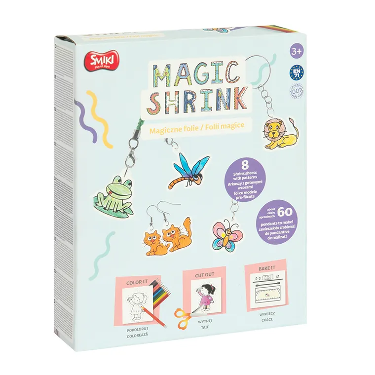 Smiki, Magiczne folie, zestaw folii termokurczliwych z akcesoriami