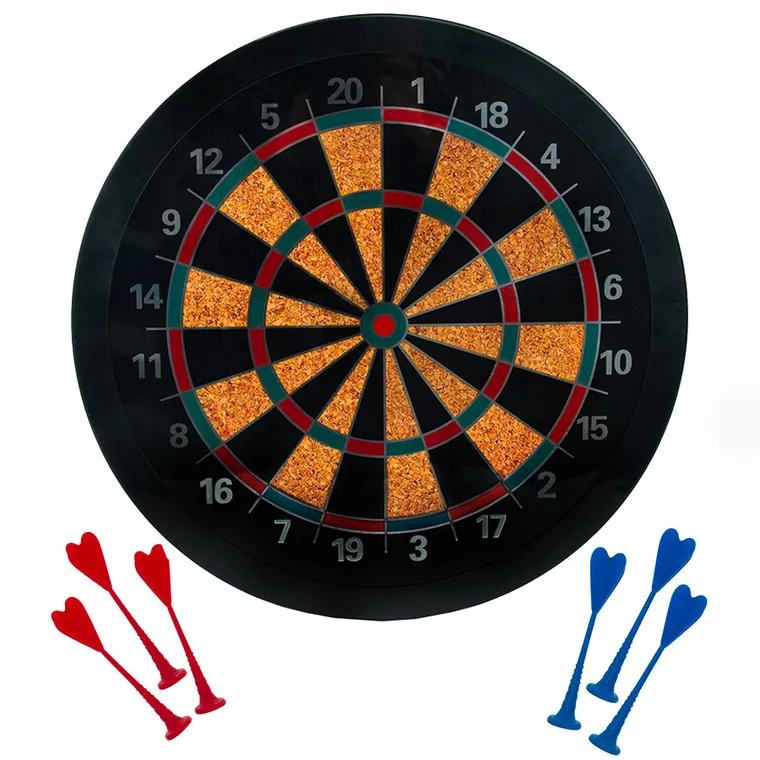 Smiki, magnetyczna tarcza z rzutkami, gra zręcznościowa