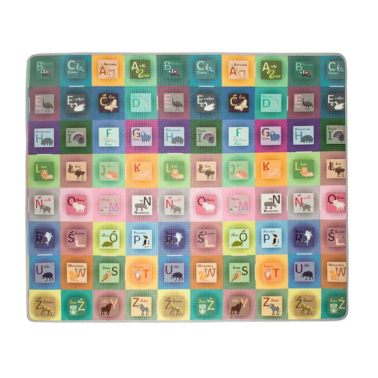 Smiki, mata piankowa edukacyjna, dwustronna, 180-150 cm