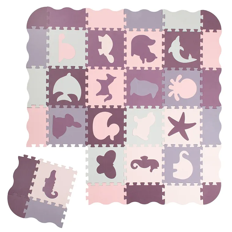 Smiki, mata piankowa, fioletowo-różowa