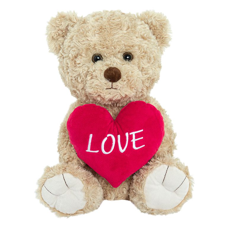 Smiki, Miś z serduszkiem, maskotka, 33 cm