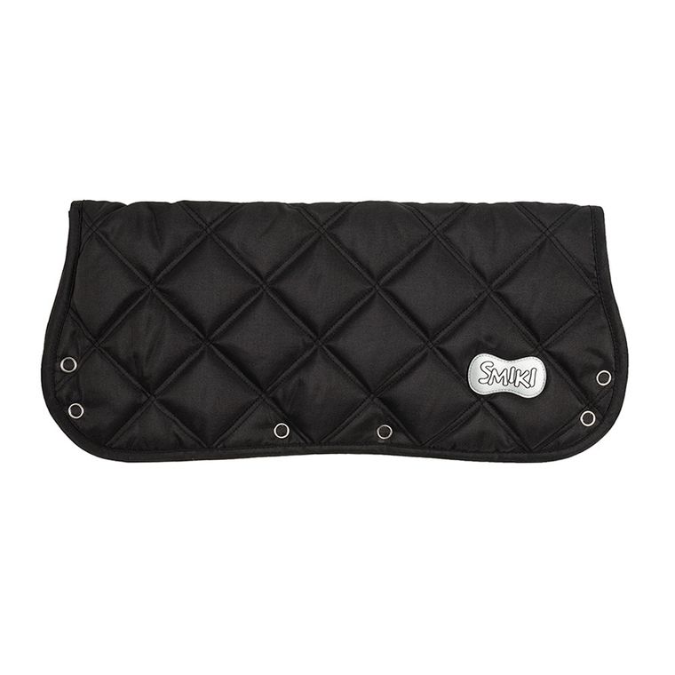 Smiki, mufka do wózka, kratka, czarna