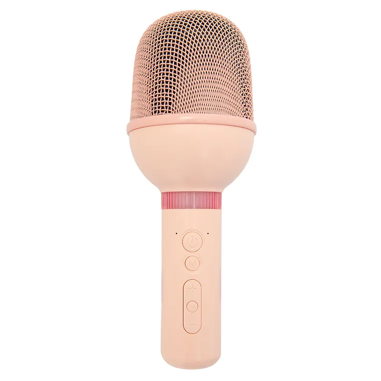 Smiki, Music World, mikrofon karaoke z głośnikiem bluetooth, różowy