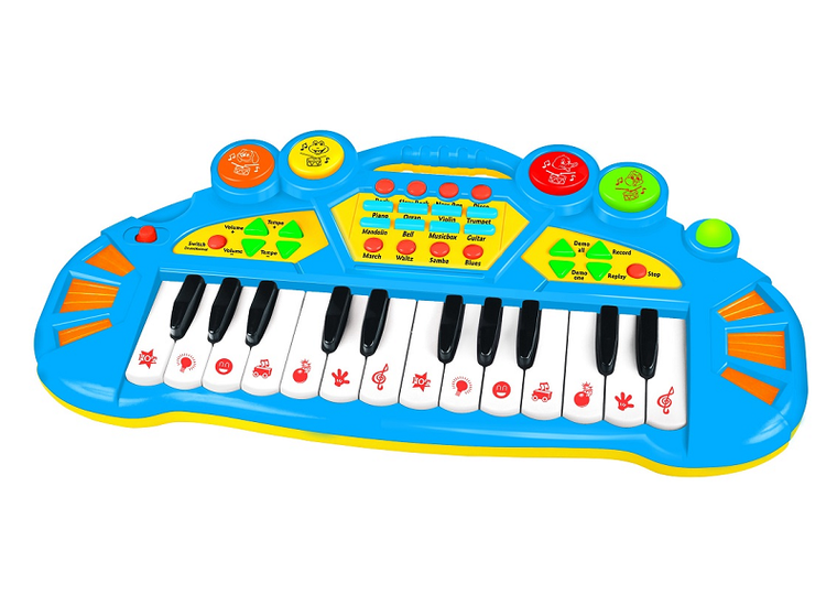 Smiki, My 1st Electronic Organ, pianinko, niebieskie