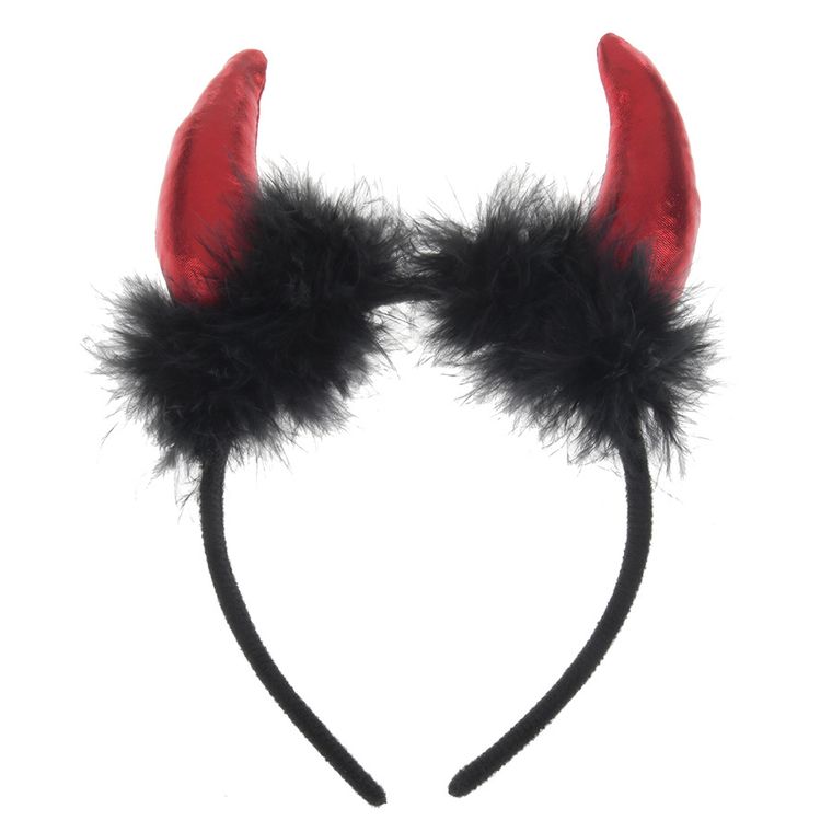 Smiki, opaska z rogami, czarna