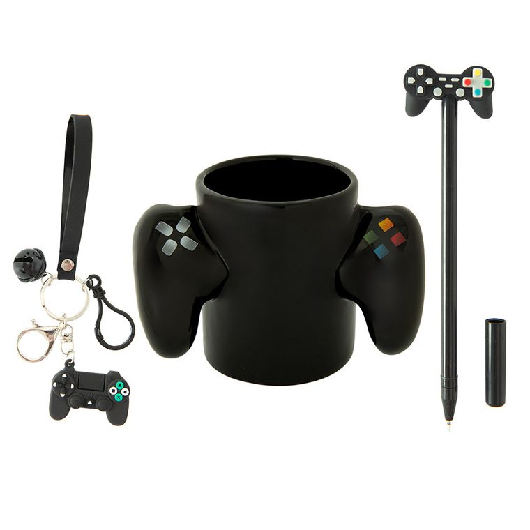 Smiki, Pad, kubek z akcesoriami, zestaw z brelokiem i długopisem