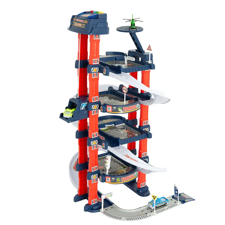 Smiki, parking elektryczny z pojazdami, 77 elementów