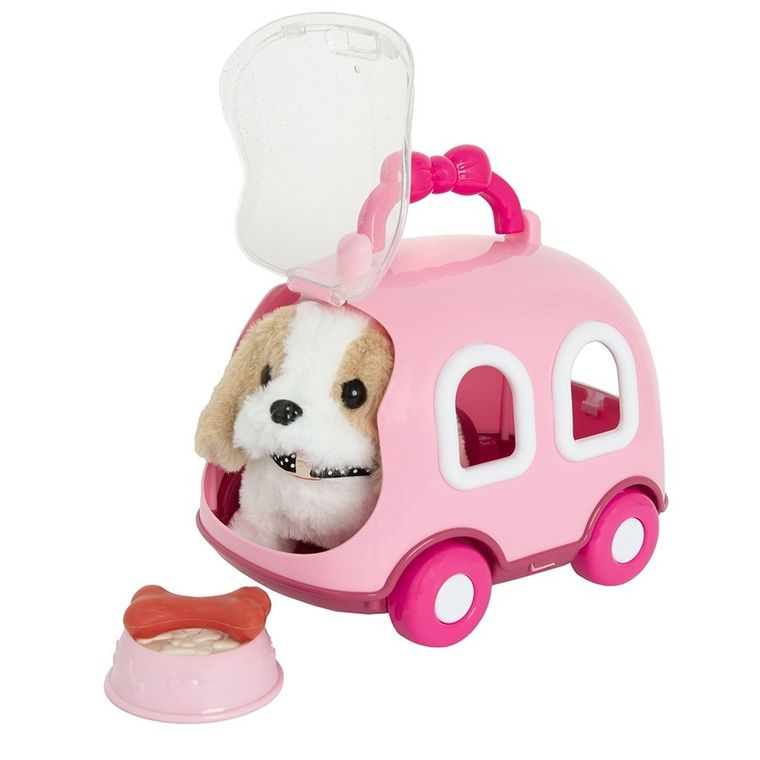 Smiki, Piesek w salone piękności, zestaw z interaktywną maskotką i transporterem