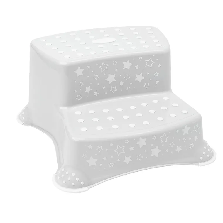 Smiki, podest dwustopniowy, gwiazdki, szary