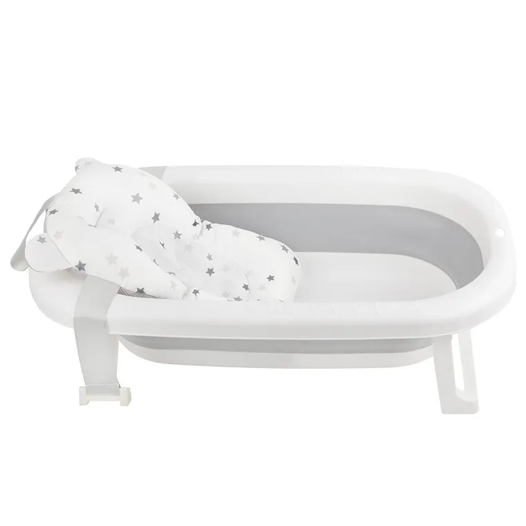Smiki, poduszka do wanienki, biała, gwiazdki