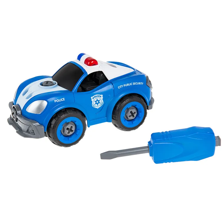 Smiki, Policja, samochód, śrubokręt, zestaw