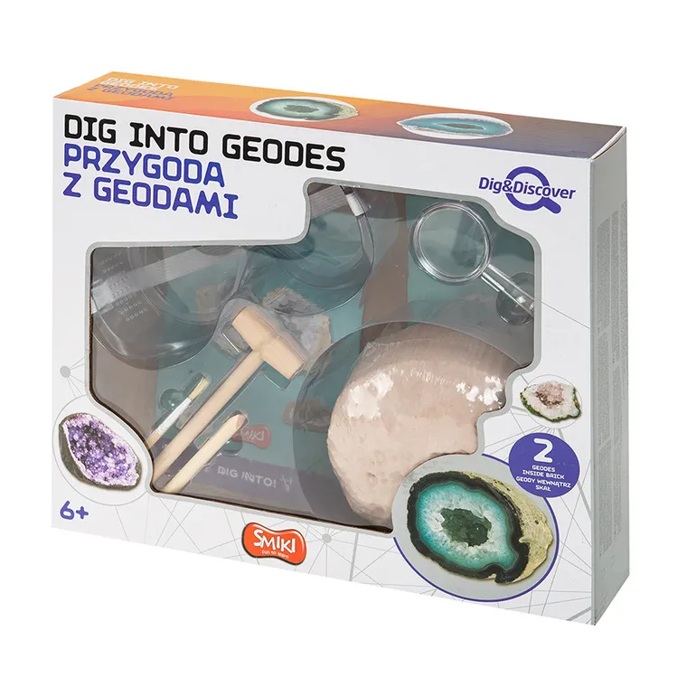 Smiki, Przygoda z geodami, zestaw naukowy