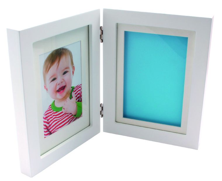 Smiki, ramka na odcisk i zdjęcie, biała, zestaw pamiątkowy