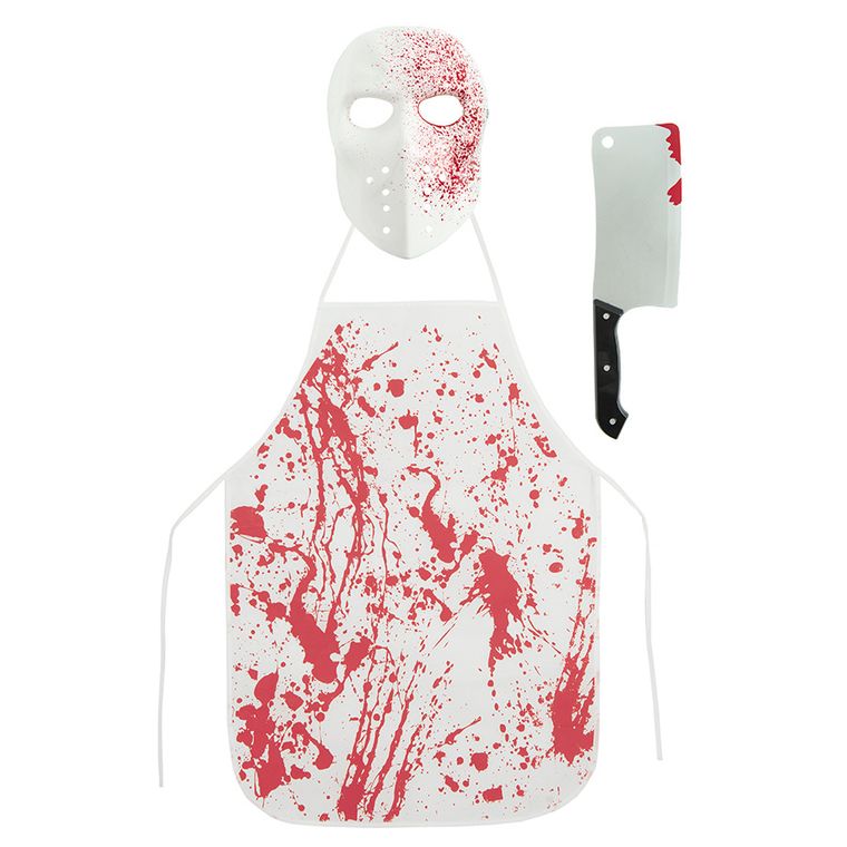 Smiki, Rzeźnik, fartuch z akcesoriami, strój na Halloween