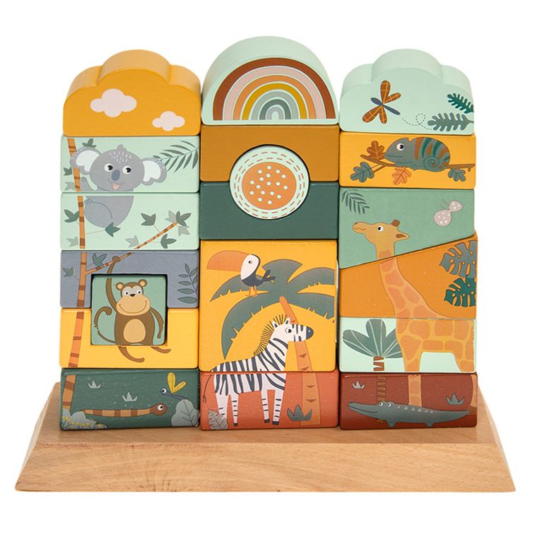 Smiki, Safari, drewniana układanka