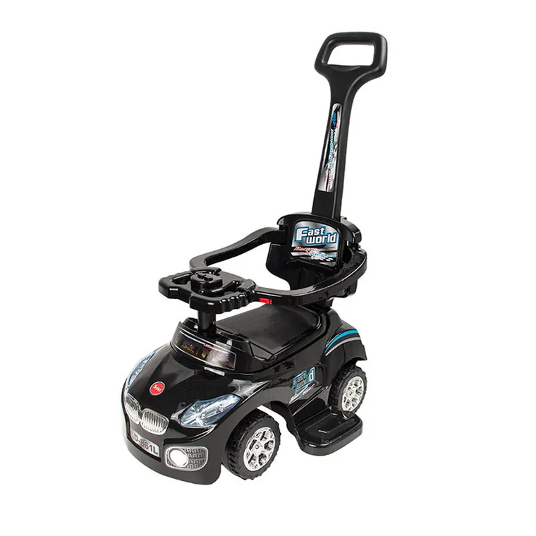 Smiki, Samochód, jeździk z rączką, czarny