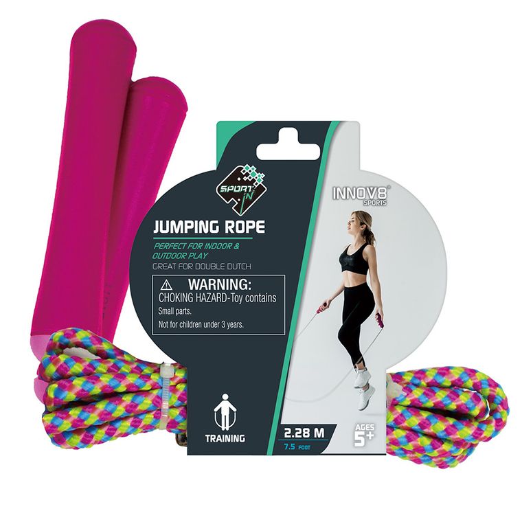 Smiki, skakanka, różowa