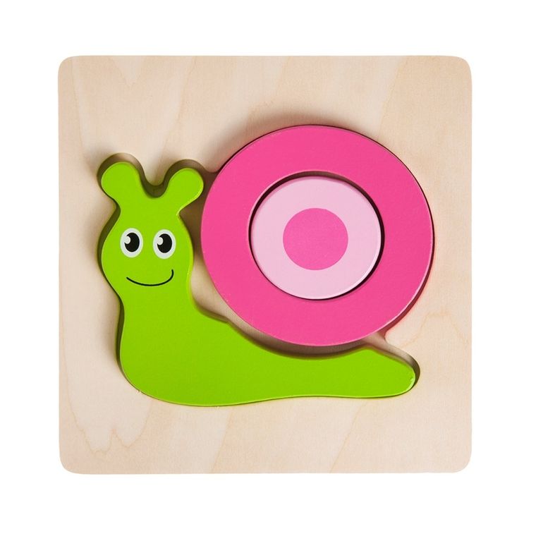 Smiki, Ślimak, puzzle drewniane