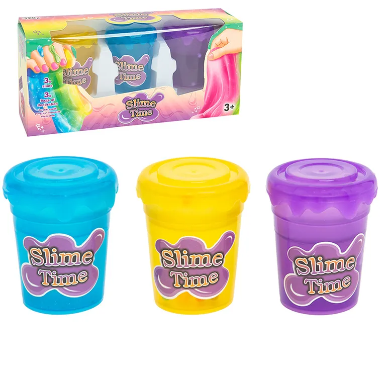 Smiki, Slime time, masa plastyczna, 3 kolory