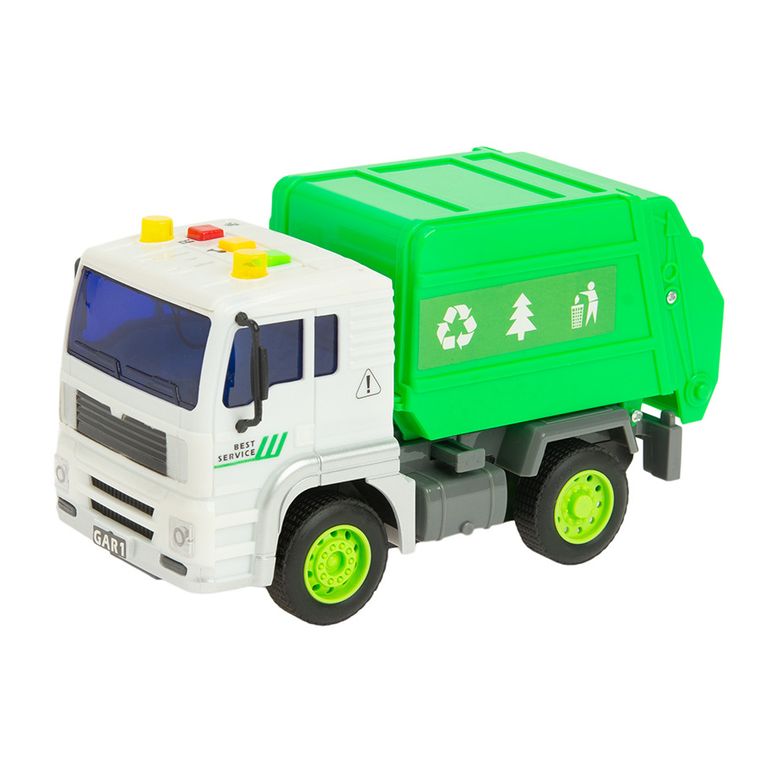 Smiki, Śmieciarka, pojazd, światło i dźwięk, 1:20