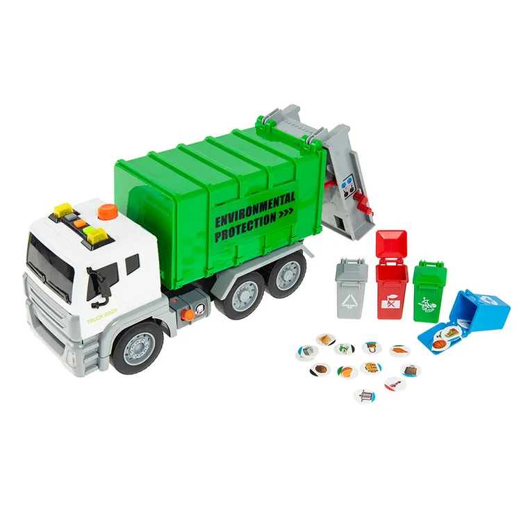 Smiki, Śmieciarka, pojazd, światło i dźwięk