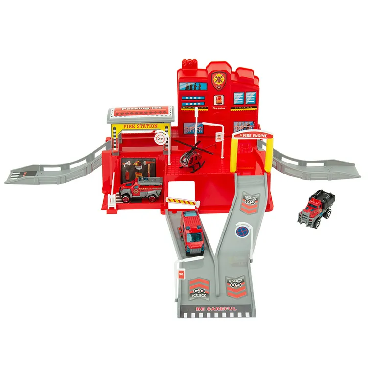 Smiki, Straż pożarna, garaż z pojazdami