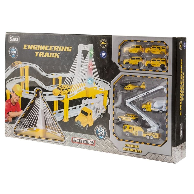 Smiki, Street Kingz, Engineering Track, garaż z pojazdami