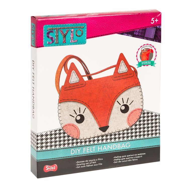 Smiki, Stylo, Lisek, torebka z filcu, zrób to sam