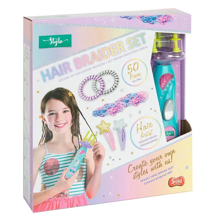 Smiki, Stylo, zestaw do zaplatania włosów z maszynką