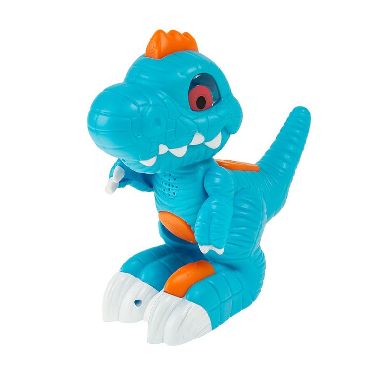 Smiki, T-Rex, zabawka interaktywna, niebieski