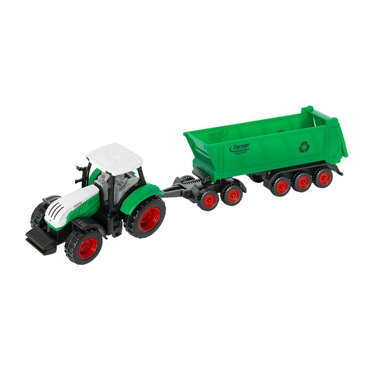 Smiki, Traktor z przyczepą, pojazd, 1:72