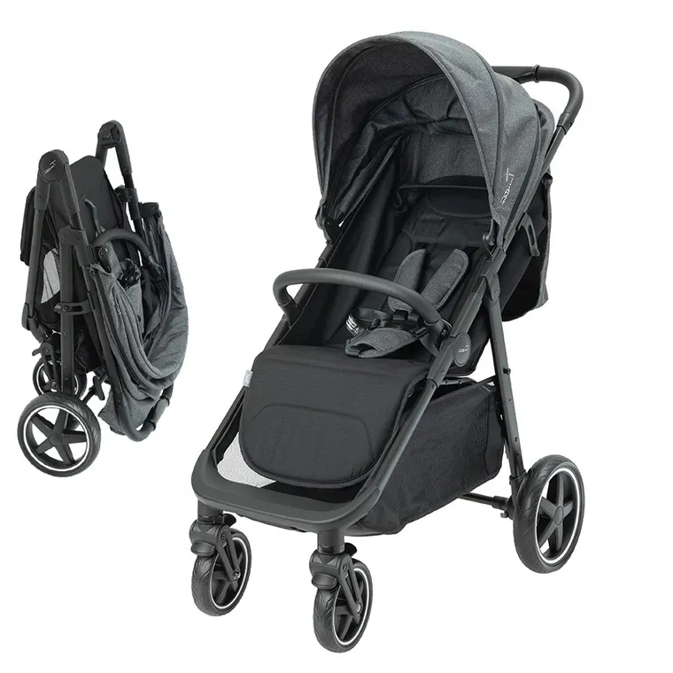 Smiki, Twister, wózek spacerowy, szary