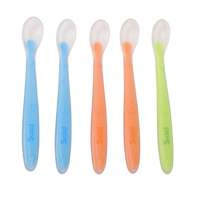Smiki, Very Bunny, łyżeczki silikonowe, 5 szt.