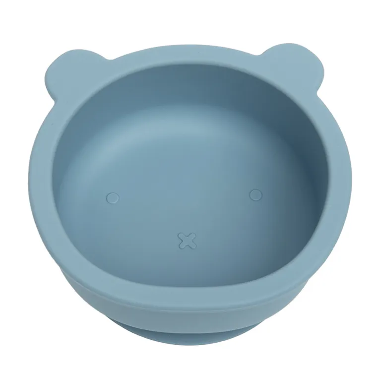 Smiki, Very Bunny, Miś, miska silikonowa, niebieska