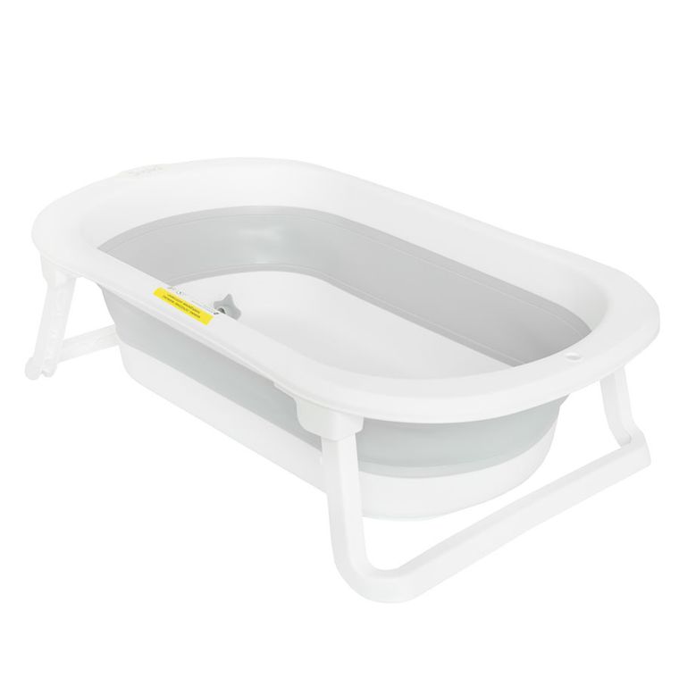 Smiki, wanienka niemowlęca, składana, biała