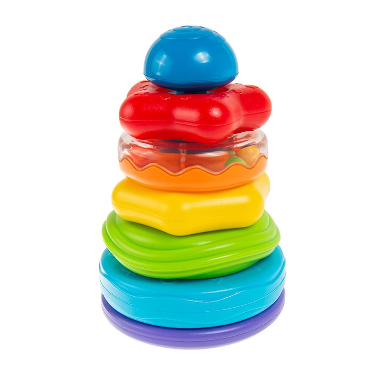 Smiki, wieża z kółek, 7 elementów