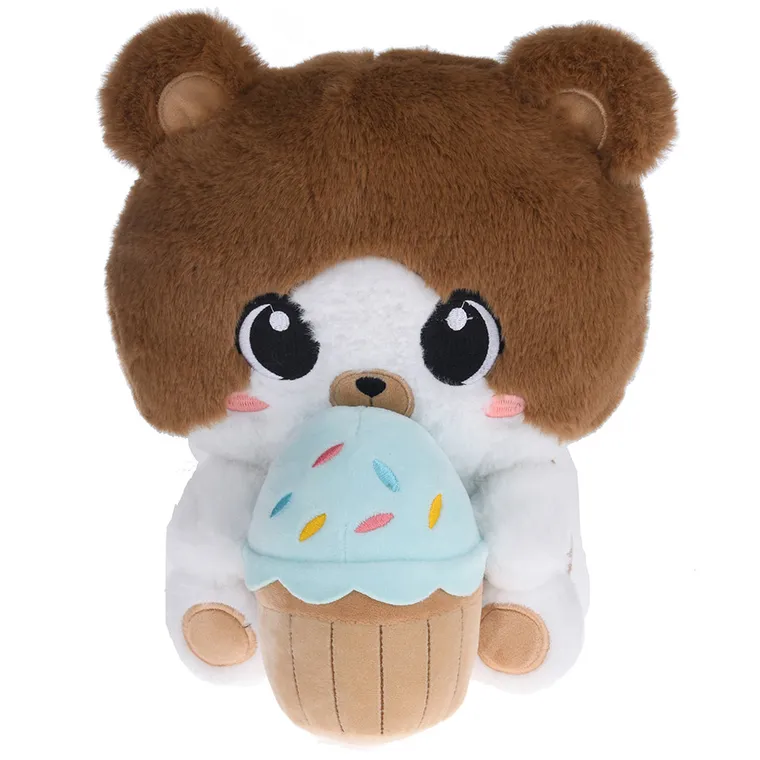 Smiki, Yummymals, Miś z babeczką, maskotka, 28 cm