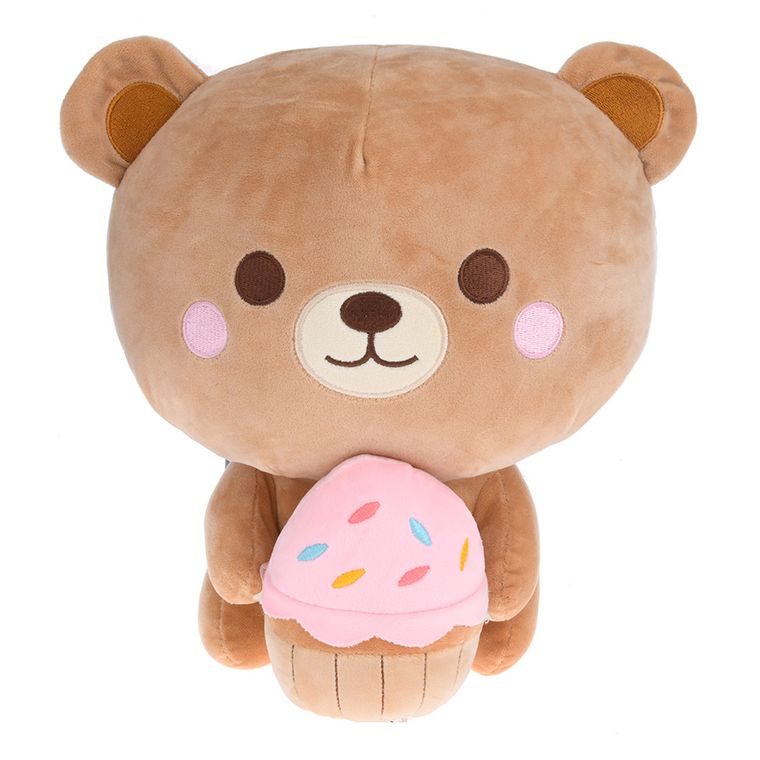 Smiki, Yummymals, Miś z babeczką, maskotka, 30 cm