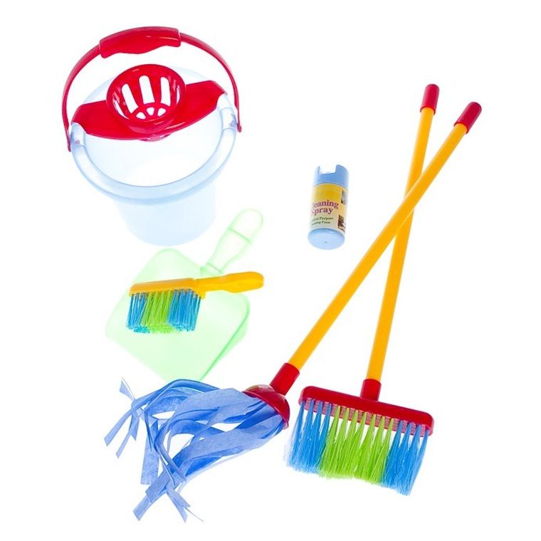 Smiki, zestaw do sprzątania, 7 elementów