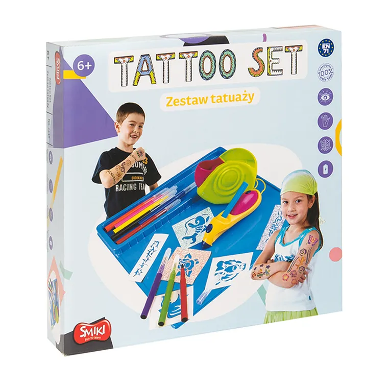 Smiki, zestaw do tworzenia tatuaży