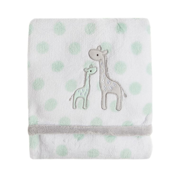 Smiki, Żyrafy, kocyk, biały, 76-102 cm