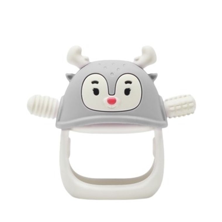 Smily Mia, gryzak, renifer, light grey