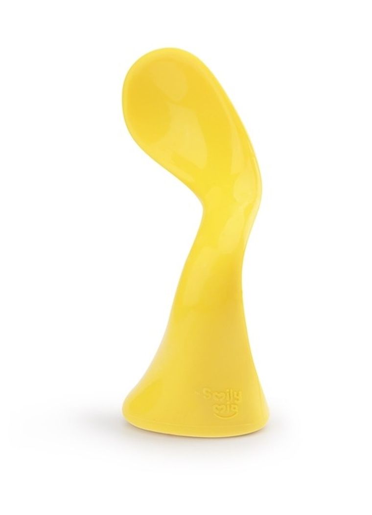 Smily Mia, łyżeczka treningowa, praworęczna, żółta