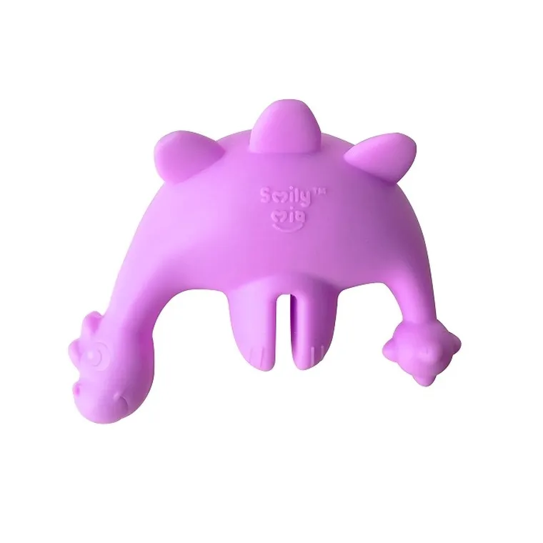 Smily Mia, zestaw słomek dinozaur, fiolet