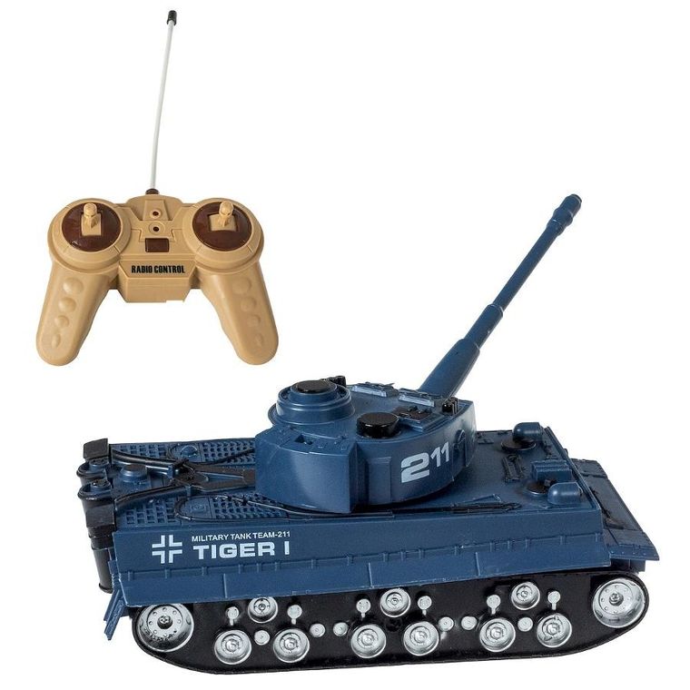 Smily Play, czołg, pojazd wojskowy zdalnie sterowany, niebieski