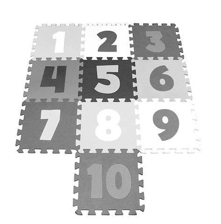 Smily Play, kontrastowa mata piankowa, numery